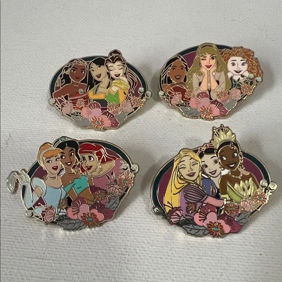 2022 Disney Parks Princess Complete Booster Pin Set - Picture 2 of 11
